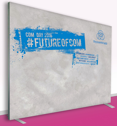 Pressewand 300 x 250 cm Pressewand 300 x 250 cm