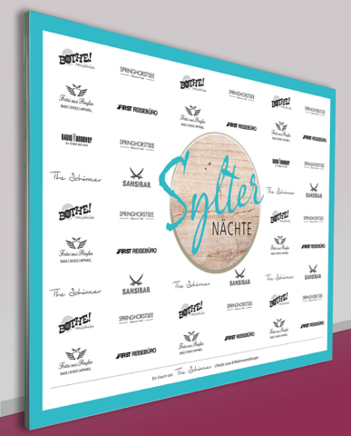 Sponsorenwand 300 x 250 cm Sponsorenwand 300 x 250 cm