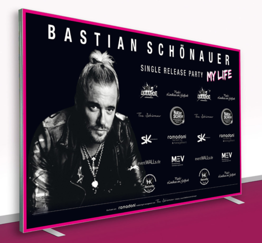 Pressewand 300 x 250 cm Pressewand 300 x 250 cm