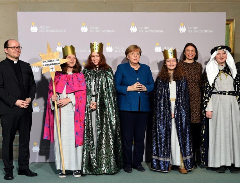 Sternsinger im Kanzleramt