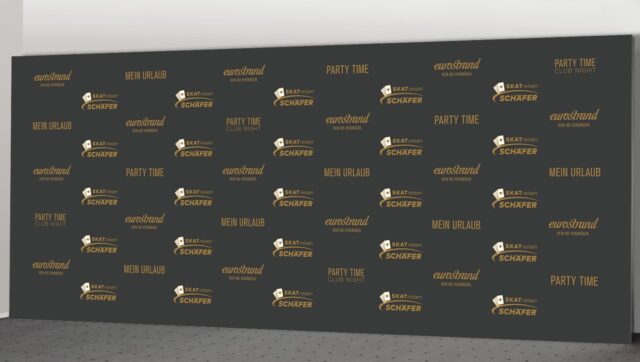 Pressewand 600 x 250 cm Pressewand 600 x 250 cm