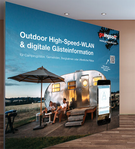 Messewand Goingsoft 300x250 cm Messewand Goingsoft 300x250 cm